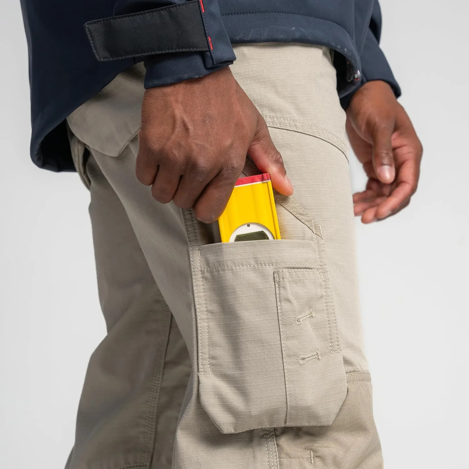 BLKLDER Men's Ripstop Durable Lightweight Work Pants with Utility Pockets