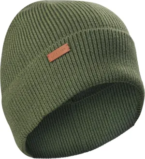 Cole Haan Heritage Rib Cuff Beanie Hat for Men, Warm Knit Wool Beanie with Classic Ribbed Design