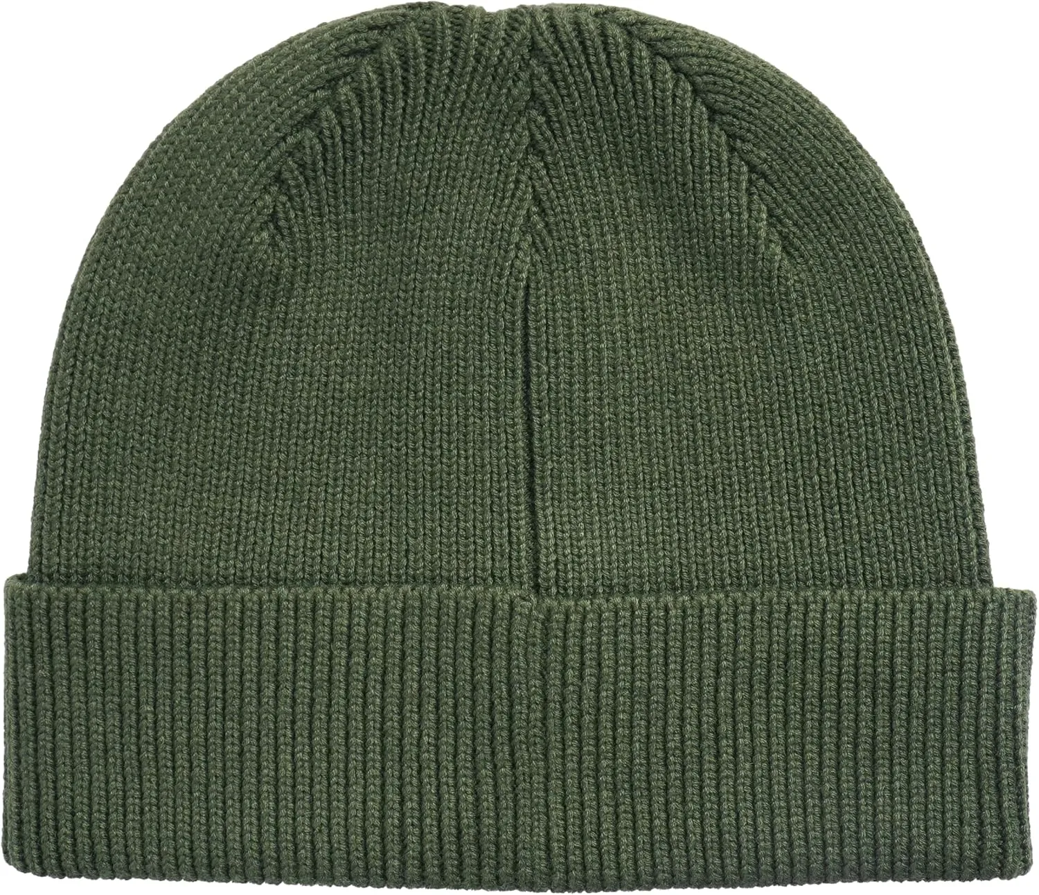 Cole Haan Heritage Rib Cuff Beanie Hat for Men, Warm Knit Wool Beanie with Classic Ribbed Design