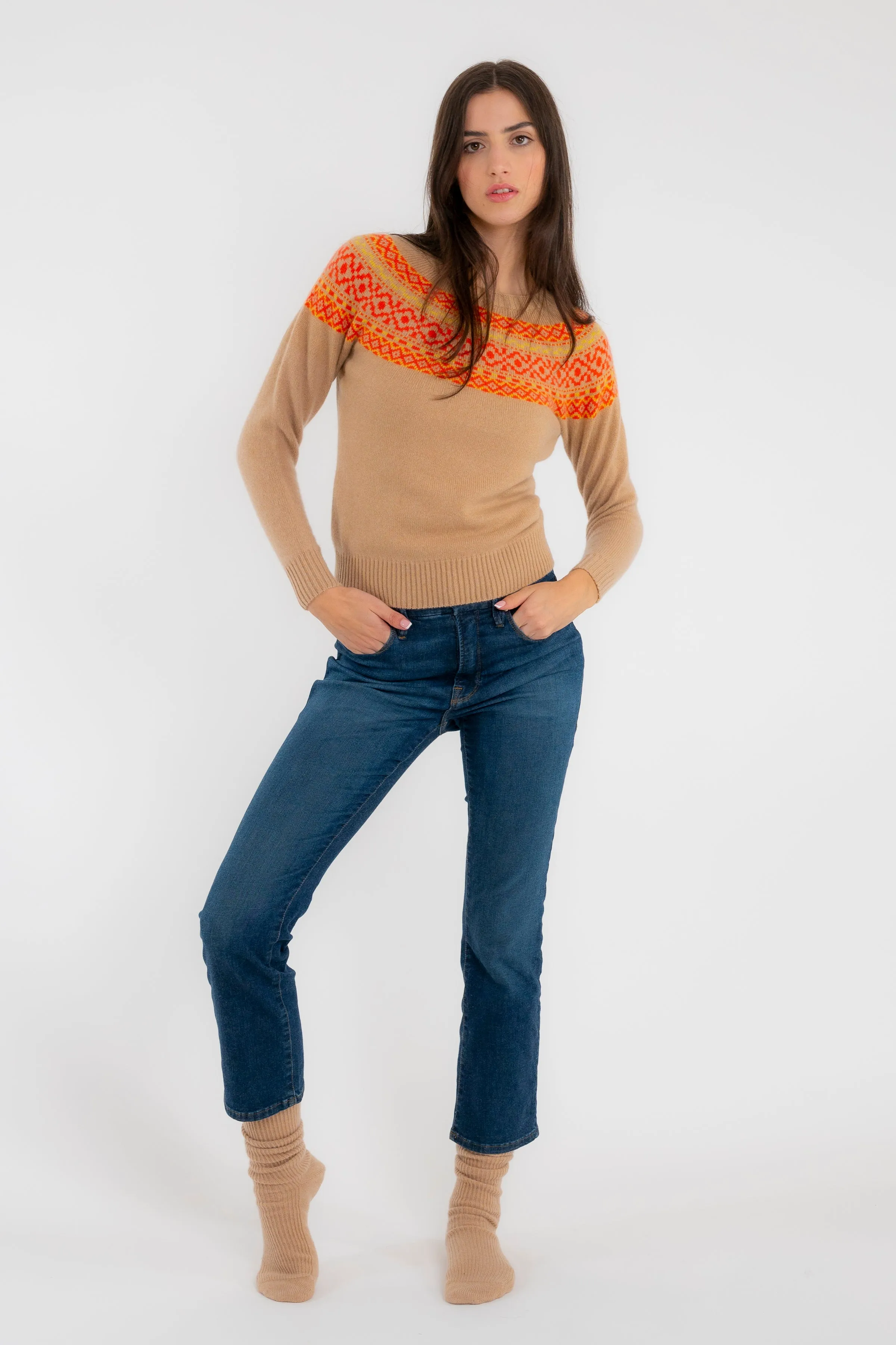 Fair Isle Cashmere Sweater