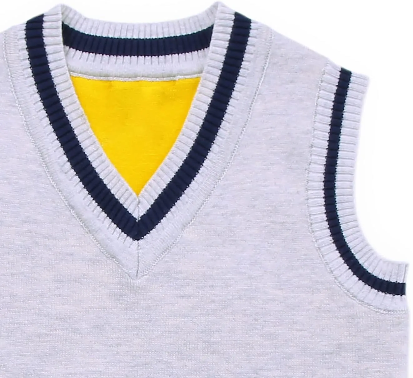Happy Cherry Baby Boys Vest Thermal Warm Cotton Breathable Knit Sleeveless Sweater