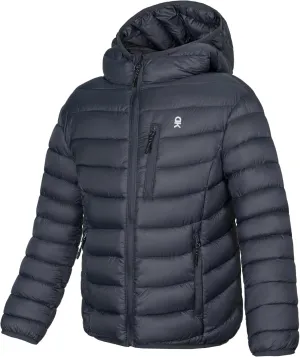 Little Donkey Andy Kids Boys Packable Hooded Puffer Jacket Children Lightweight Puffer Coat Winter 6-14Years