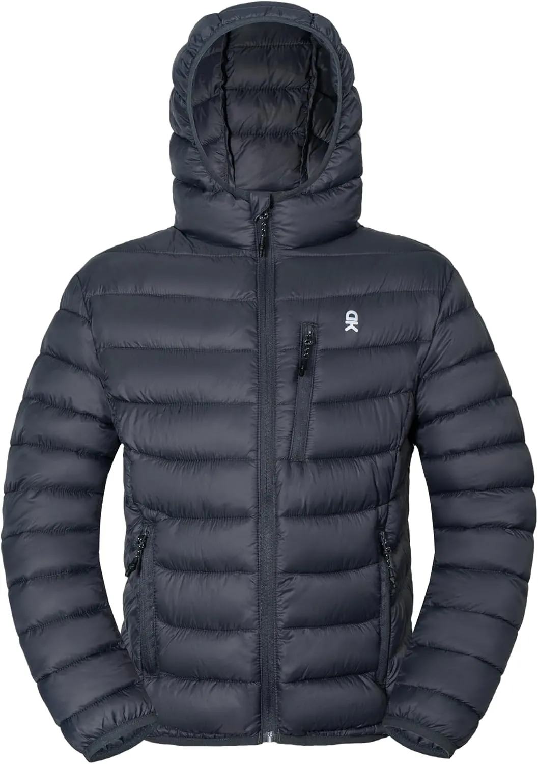 Little Donkey Andy Kids Boys Packable Hooded Puffer Jacket Children Lightweight Puffer Coat Winter 6-14Years