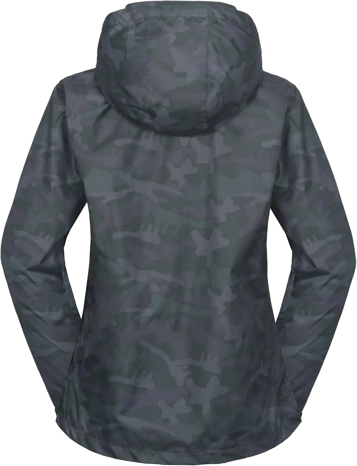 Little Donkey Andy Womens Waterproof Rain Jacket Lightweight Outdoor Windbreaker Rain Coat Shell for Hiking, Travel