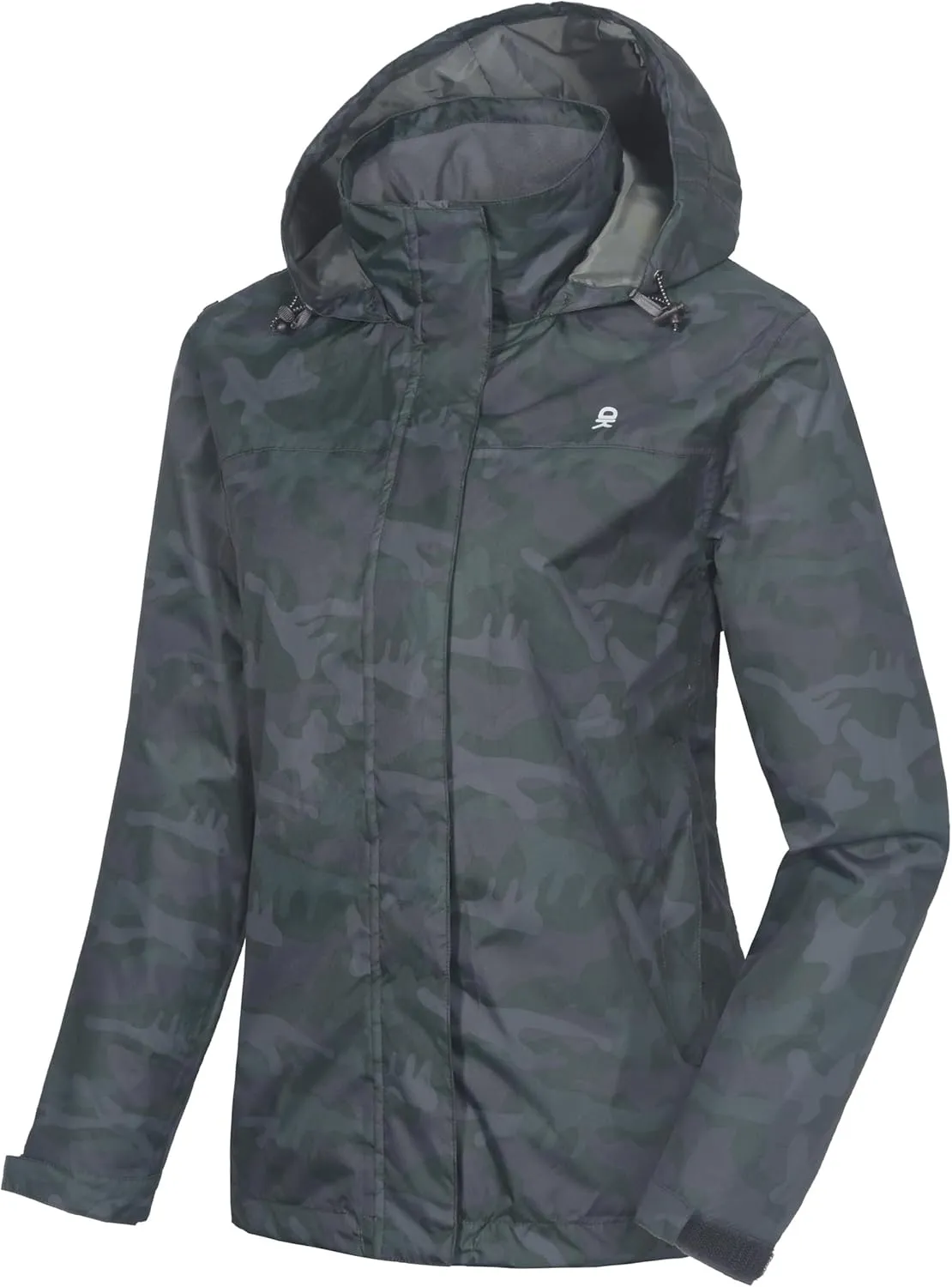 Little Donkey Andy Womens Waterproof Rain Jacket Lightweight Outdoor Windbreaker Rain Coat Shell for Hiking, Travel