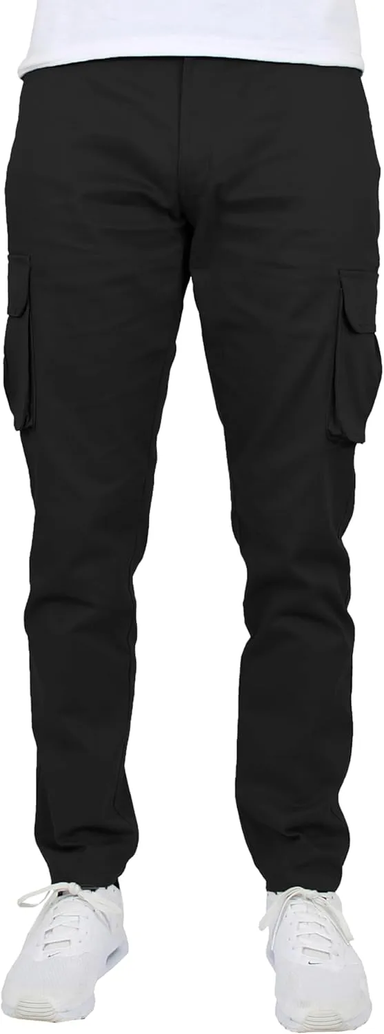 Men's Flex-Stretch Cotton Cargo Pants, 31-Inch Inseam - Comfortable and Durable