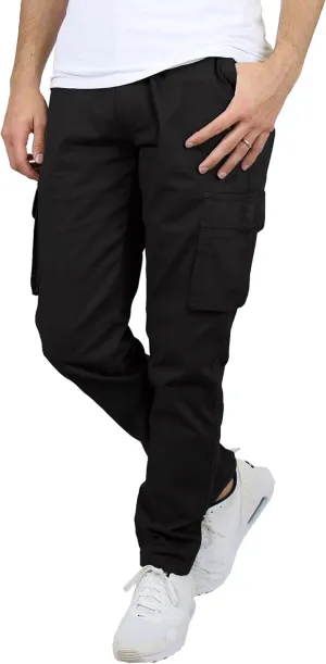 Men's Flex-Stretch Cotton Cargo Pants, 31-Inch Inseam - Comfortable and Durable