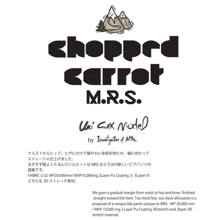 MRS CHOPPED CARROT PANTS (Japanese Brand) Duwberry [Unisex]