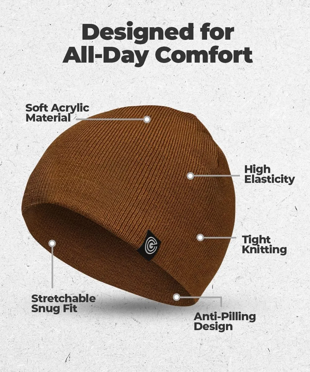 Original Beanie Cap - Soft Knit Beanie Hat - Warm and Durable