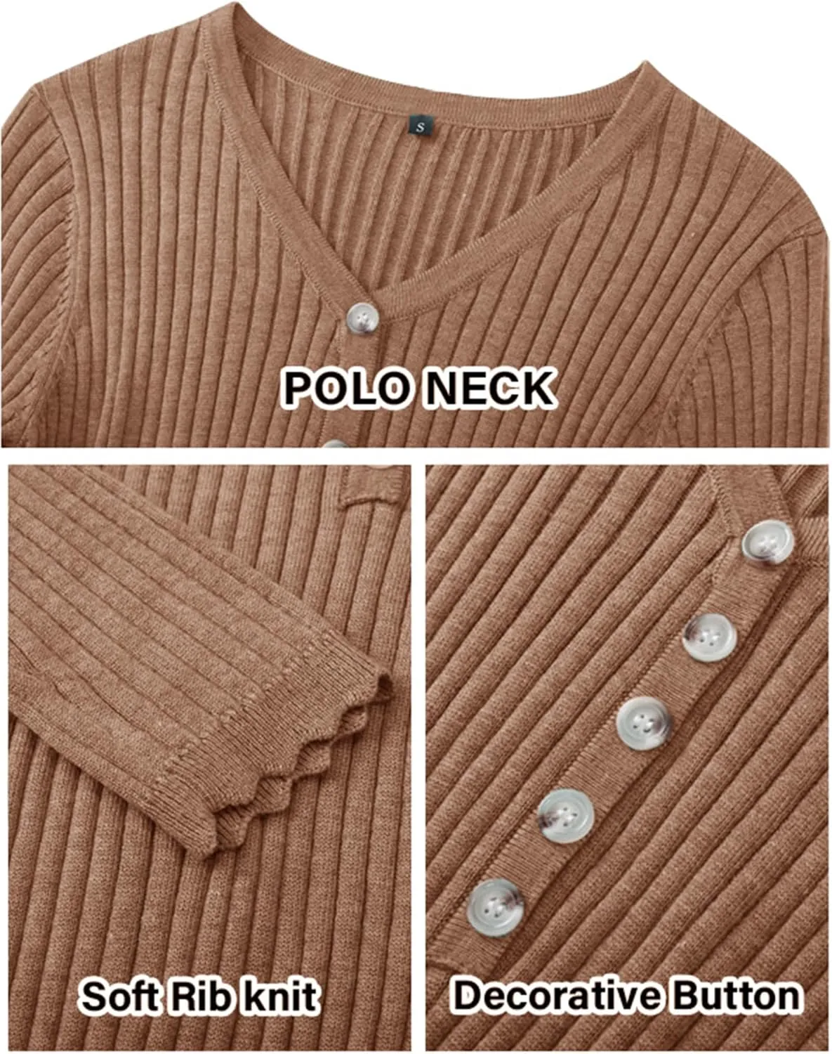 OUGES Women's Wool Blend 2025 Winter Maternity Sweater Dress V Neck Long Sleeve Slim Fit Ribbed Knit Midi Bodycon Dresses