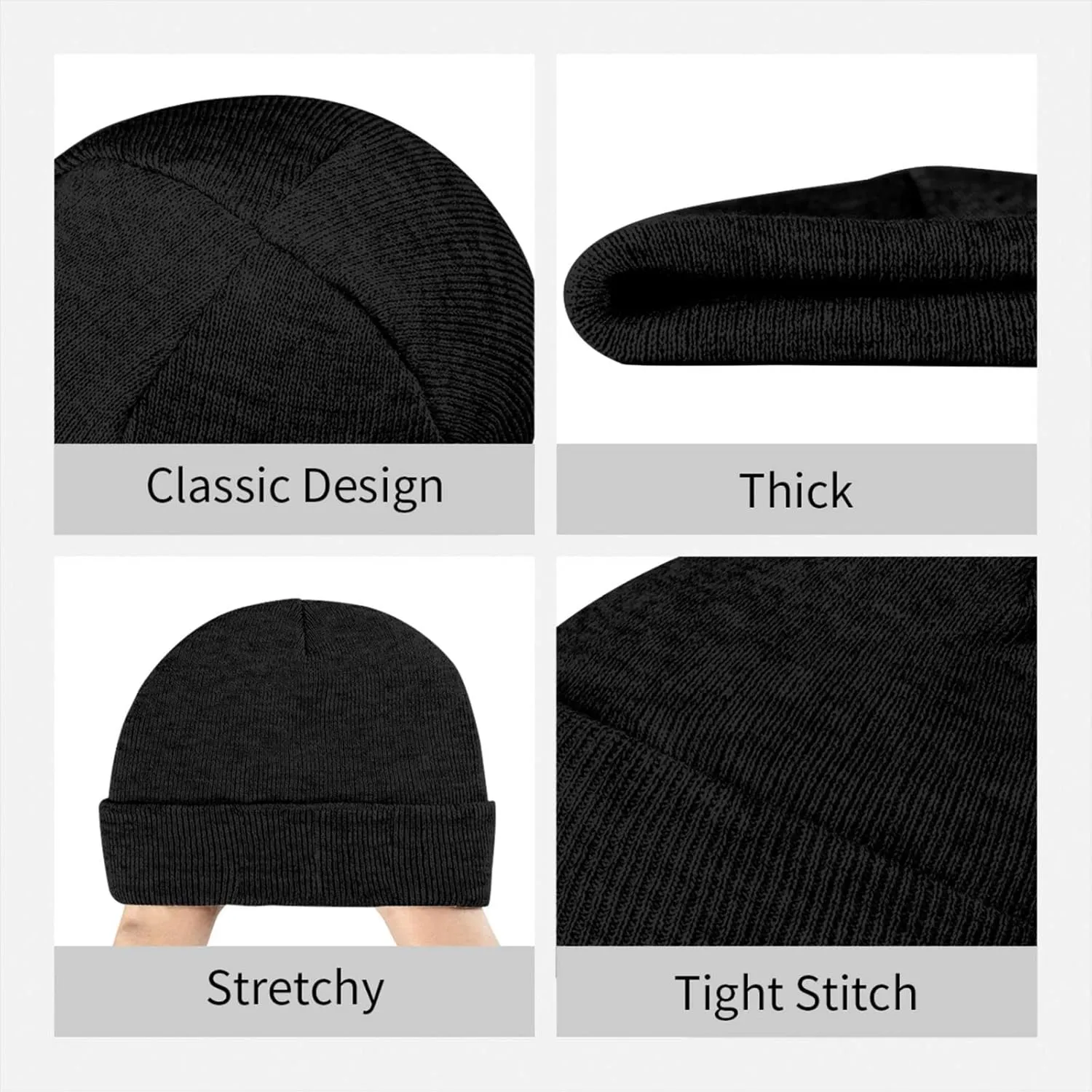 Retired 2025 Not My Problem Anymore - Retirement Funny Winter Beanie Hats Women Men Beanie Knit Soft Warm Cuffed Hat