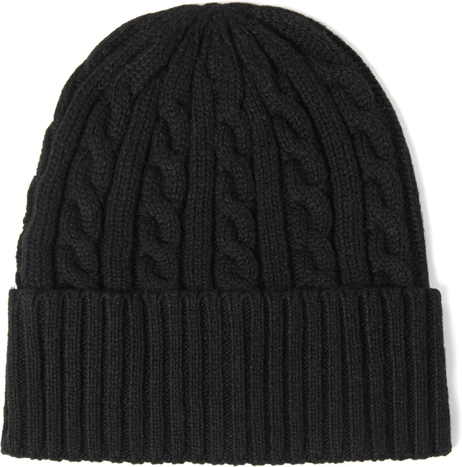 Revony Cable Knit Beanie for Women & Men - Warm, Soft, with a Delicious Cashmere Feel