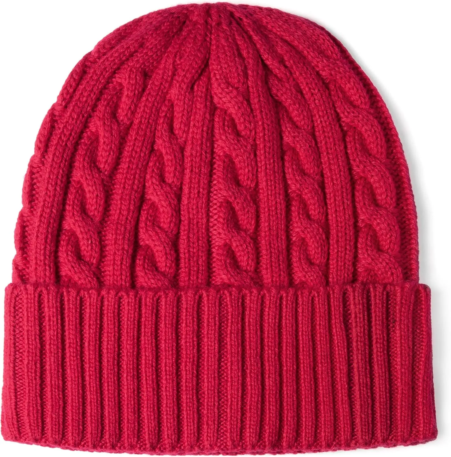 Revony Cable Knit Beanie for Women & Men - Warm, Soft, with a Delicious Cashmere Feel