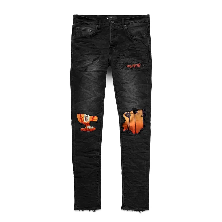 Skinny Patch Repair Wash Sunset (Black) - PP001PBCS824