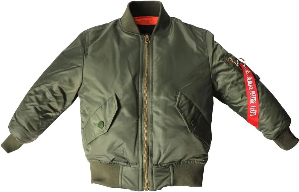 Unisex Toddler Kids boy Bomber Jacket