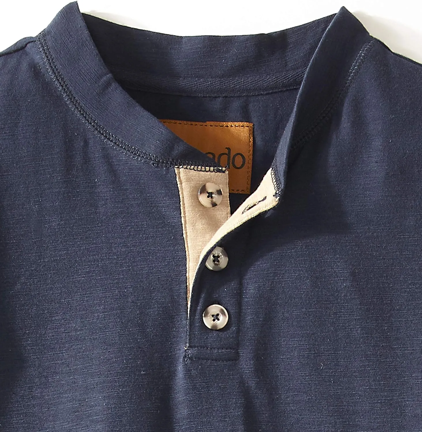 Venado Henley Long Sleeve Shirts for Men - Mens Henley with Flex Material