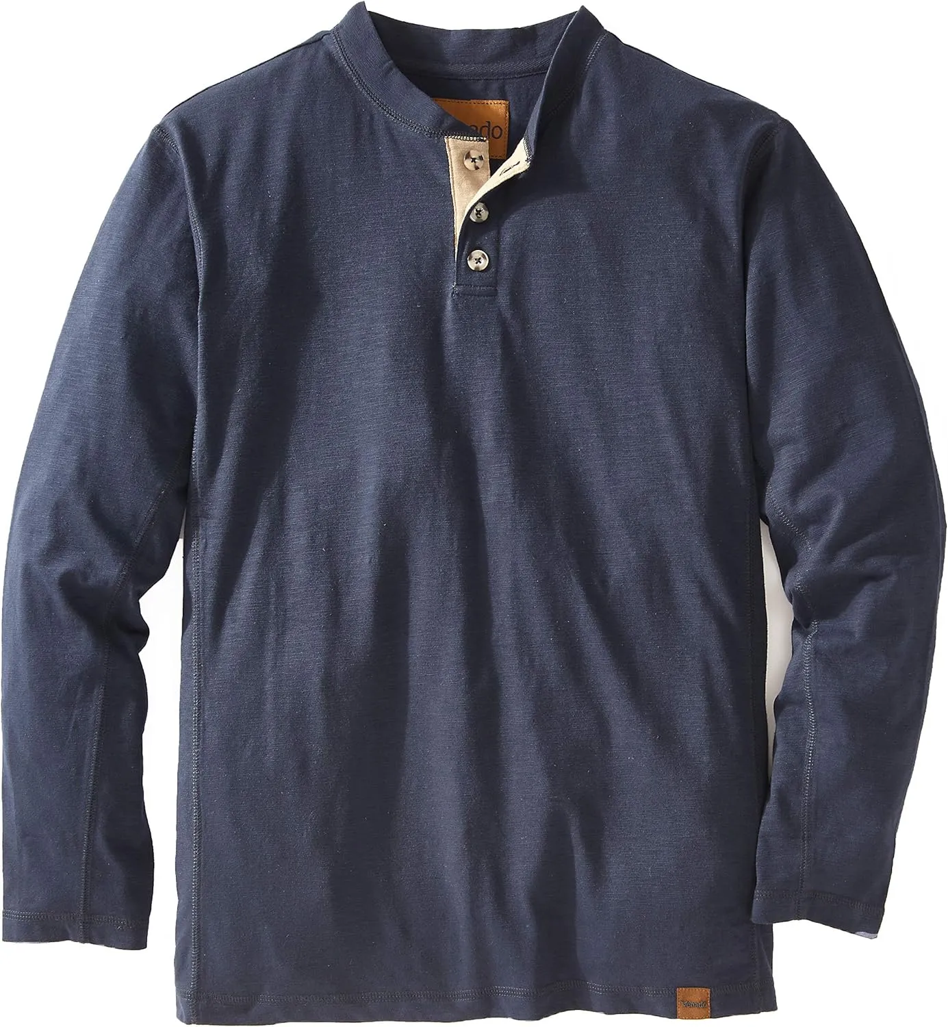 Venado Henley Long Sleeve Shirts for Men - Mens Henley with Flex Material