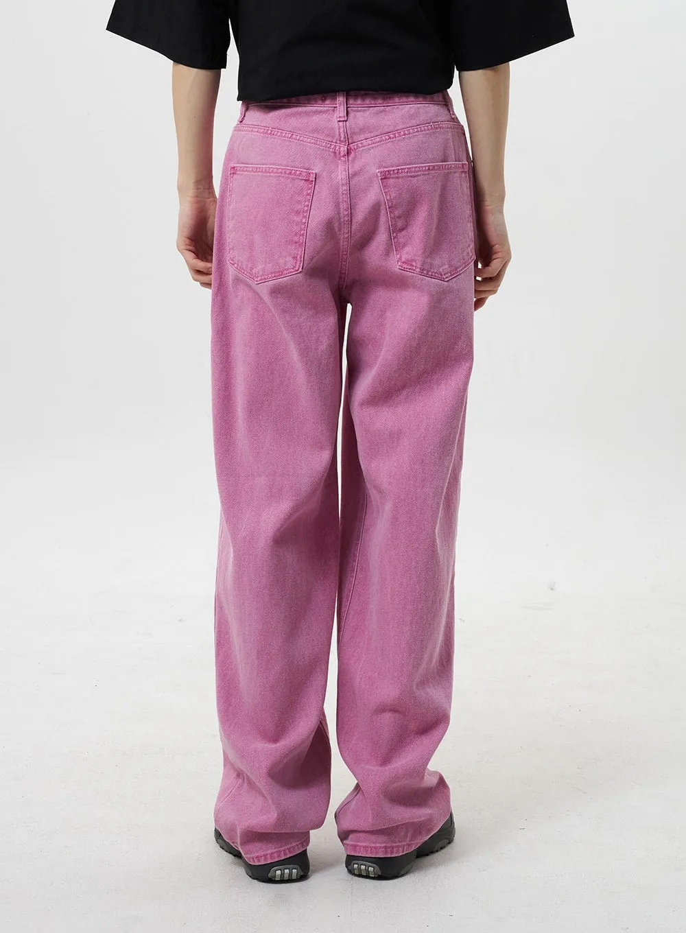 Wide Pink Pants Unisex CY319